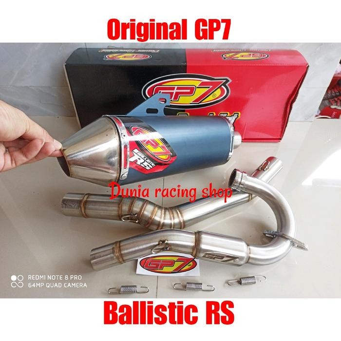 Knalpot Gp7 Ballistic Rs Crf 150 Klx 150 Dtracker 150 Original Gp7