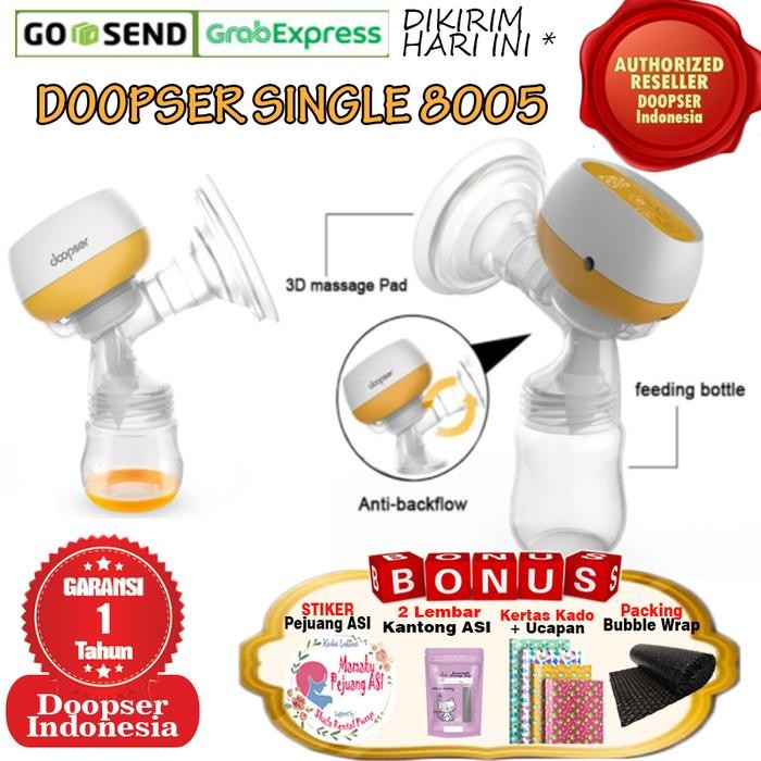 DOOPSER PORTABLE ELEKTRIK 8005 / POMPA ASI DOOPSER SINGLE ELEKTRIK
