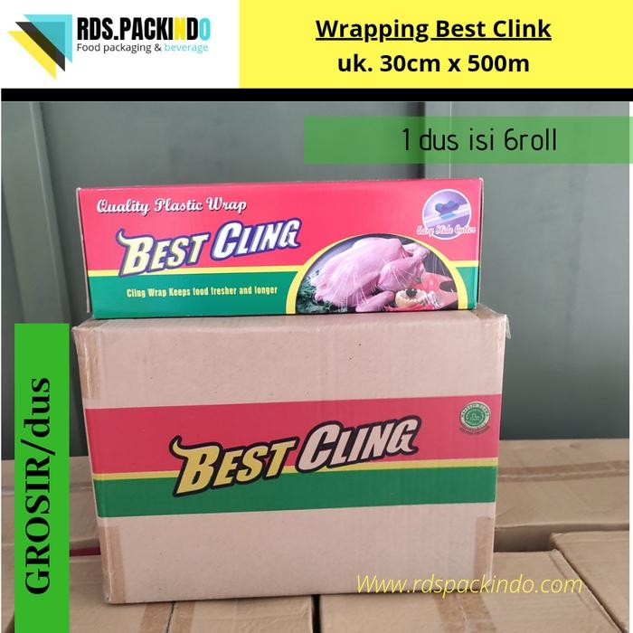 plastik wraping cling wrap 30cm x 500m best termurah