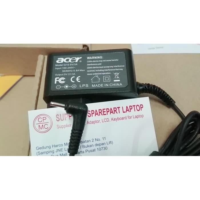 TERBARU ADAPTER CHARGER ACER SWITCH ONE 10 SW1-011-15B9 TERMURAH
