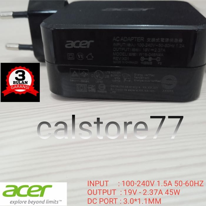TERBARU ADAPTOR CHARGER ACER SPIN 1 SP111-31 SP111-31N SP311-32N SP311-33 TERMURAH