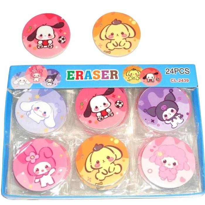 

New (24pc) penghapus murah/hapusan karakter/stip fancy