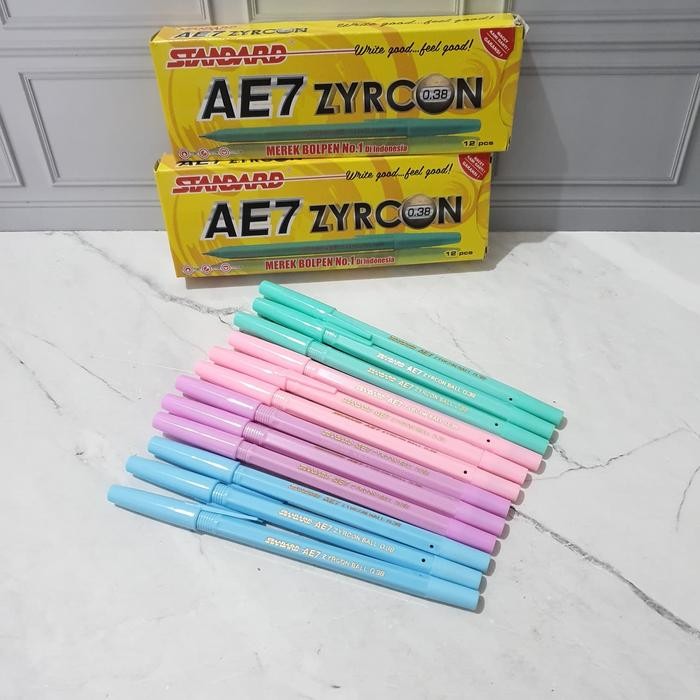 

New (12pc) pen standart AE7 ZYRCON/pulpen standart AE7 ZYRCON