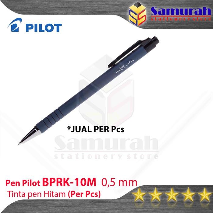 

New Ballpoint Pilot BPRK-10M 0.5 mm Per 1 Pcs / Pulpen Super BPRK 10M Satuan / Pen Cetek Body Karet