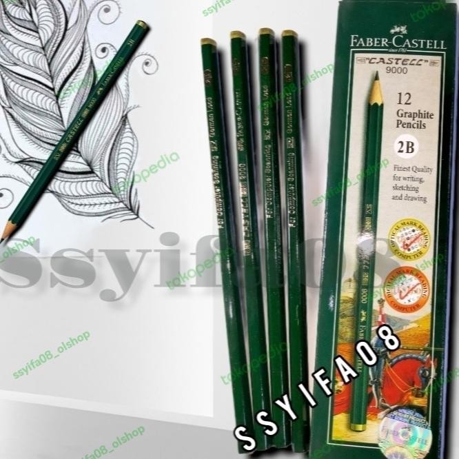 

New PENSIL FABER CASTELL 2B 1 PACK 12 PCS