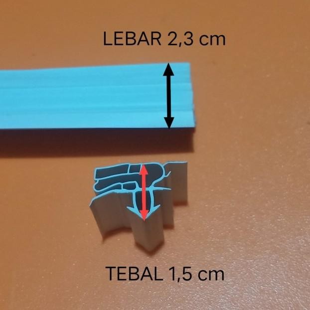 Gasket Karet Pintu Kulkas Kulkas Lg Knock Down 83.5 X 53 Cm