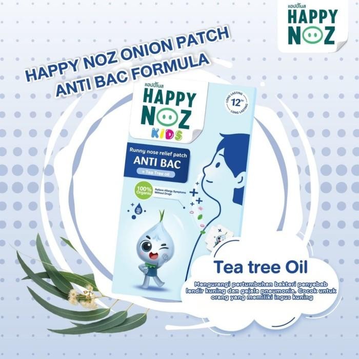 

(1 Sachet) Happy Noz Original Organic Onion Sticker / Unt Alergi Pilek