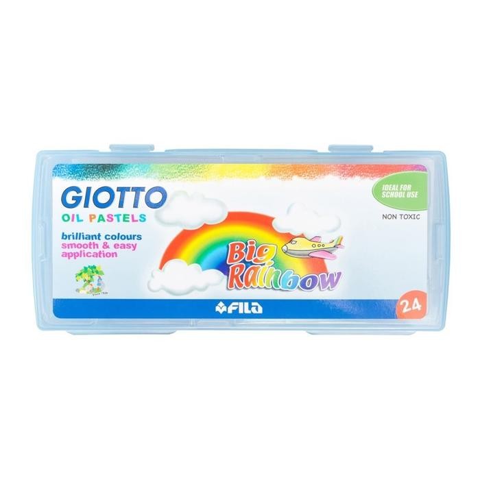 

Giotto Oil Pastel 24 Warna Set Big Rainbow ( Crayon )
