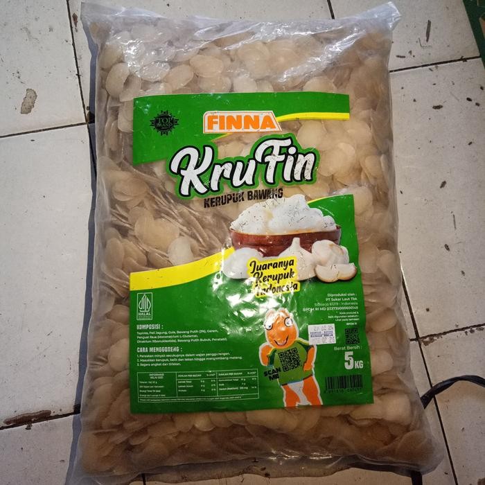 

Baru Finna Krufin Krupuk Bawang 5kg Terlaris