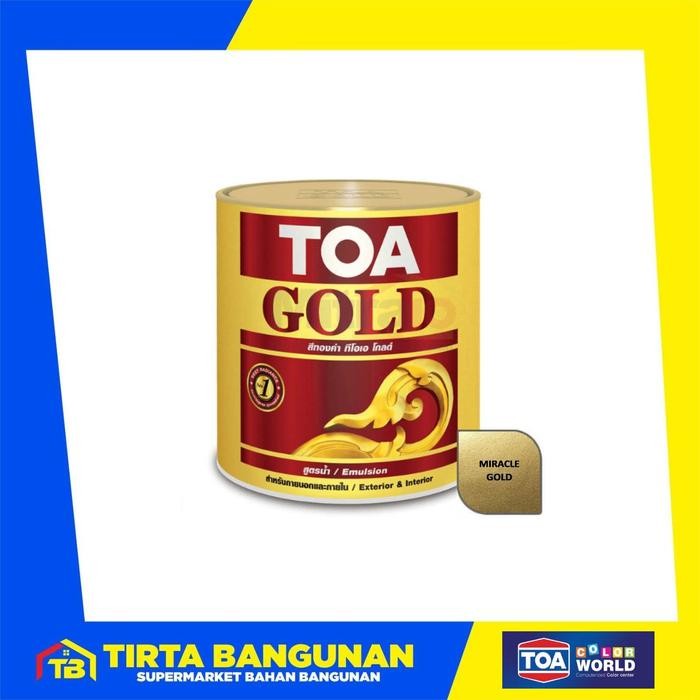 TOA GOLD - W8008 MIRACLE 0,946 LT CAT WARNA GOLD