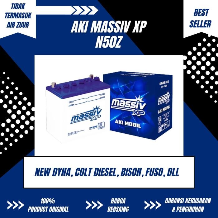 Aki Massiv XP N50Z - Dyna, Elf, Fuso, Colt Diesel INPR