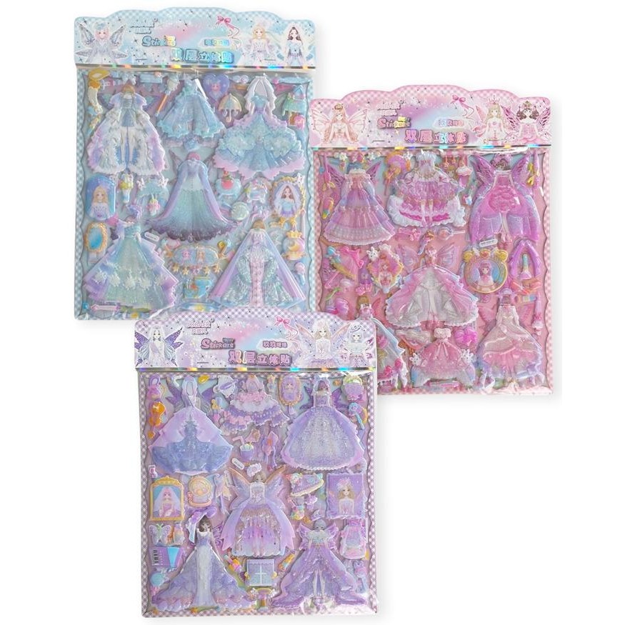 

JUAL Scoop Sticker/ Stiker Spons 3D Dress Up 69201200