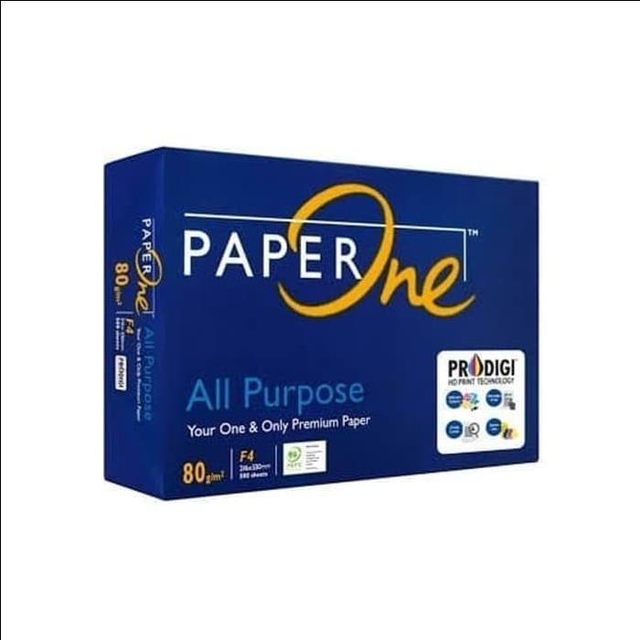 

TERMURAH Kertas PAPERONE F4 80 Gram Office Paper Print / Kertas Fotokopi
