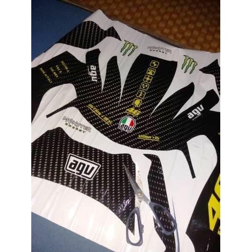 Decal Vinyl Stiker Untuk Helm Standar KYT RC7