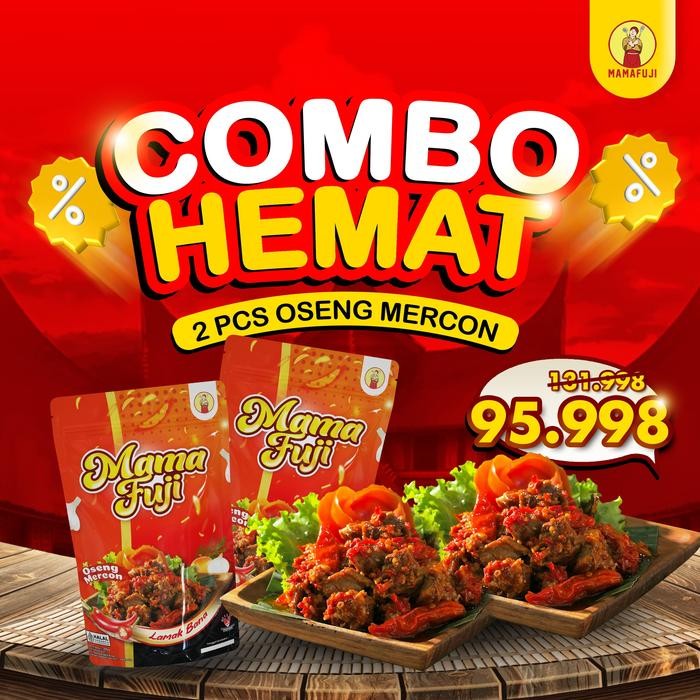 

Promo Mamafuji Paket Hemat Oseng Mercon Daging Sapi Pedas Isi 2