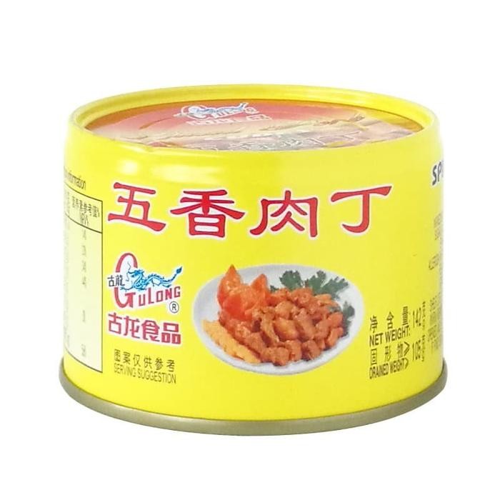 

Promo Gulong Spiced Pork Cubes 142gr Bak Ting Babi Kaleng Non Halal
