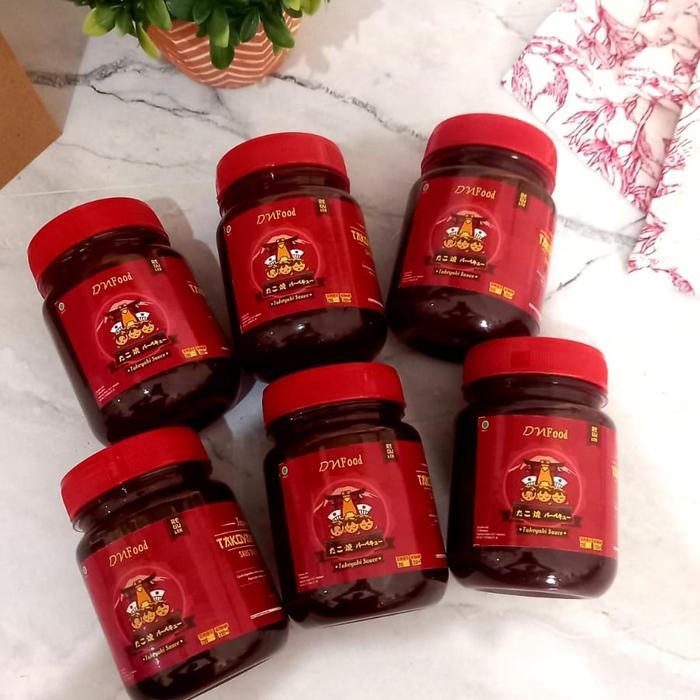 

[PROMO OKTOBER 2022] 6pcs Saus Takoyaki Reguler Dnfood 200g hemat 12k