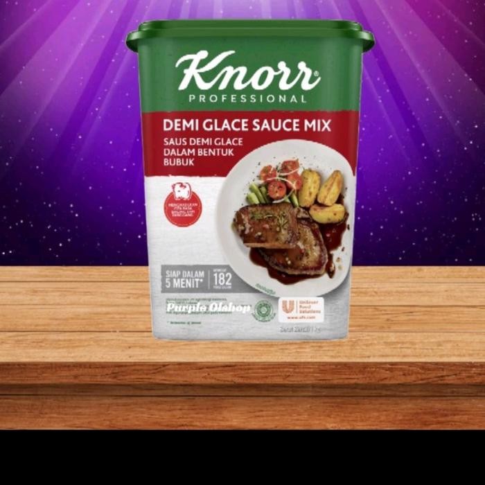 

Knorr Demi Glace Sauce Mix 1 Kg Bahan Black