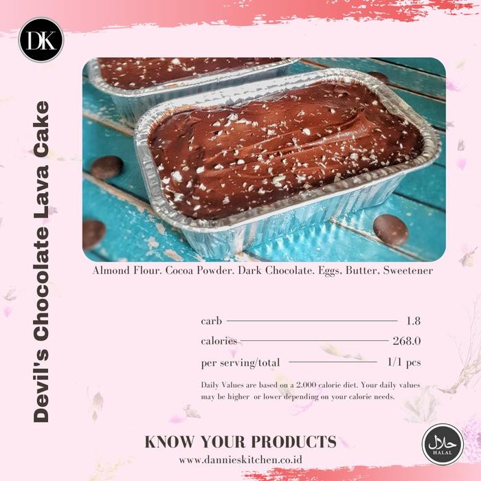 

Baru Devil's Lava Cake Keto 1 Porsi Siap Makan