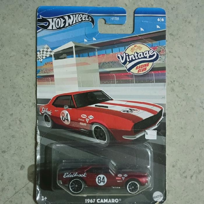 Hot Wheels Hotwheels 67 1967 Camaro Edelbrock Vintage Racing Club Chase Car Rare Vhtf