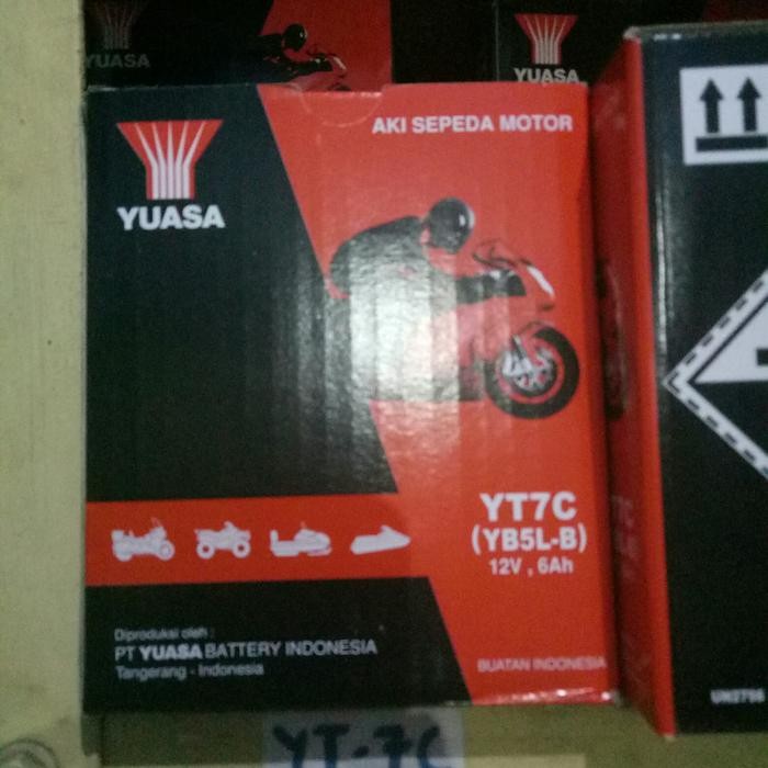 aki Yuasa Yt7c 12v 6amper