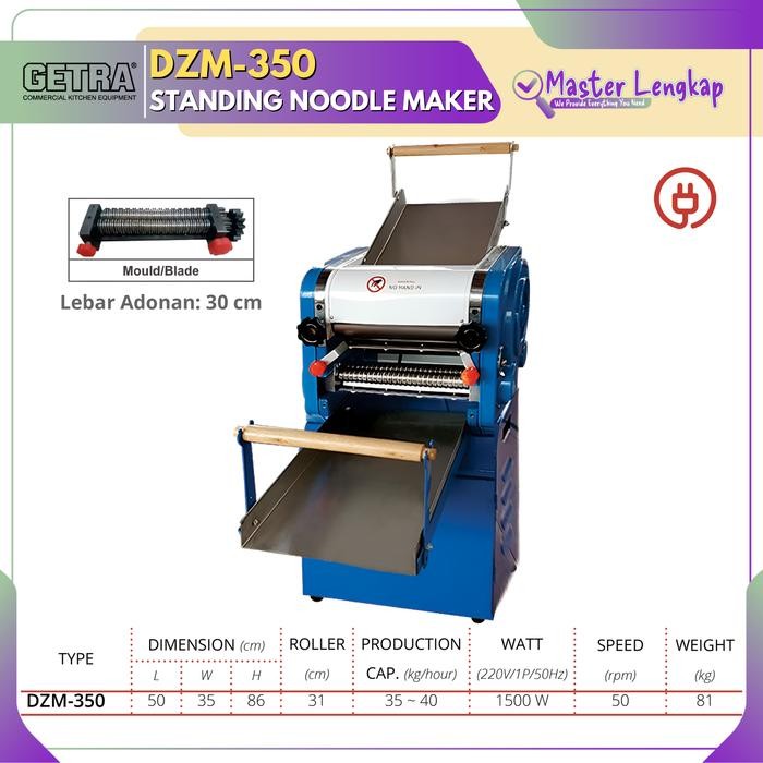 GETRA NOODLE MAKER MACHINE WITH STANDING DZM-350 / DZM350 / DZM 350