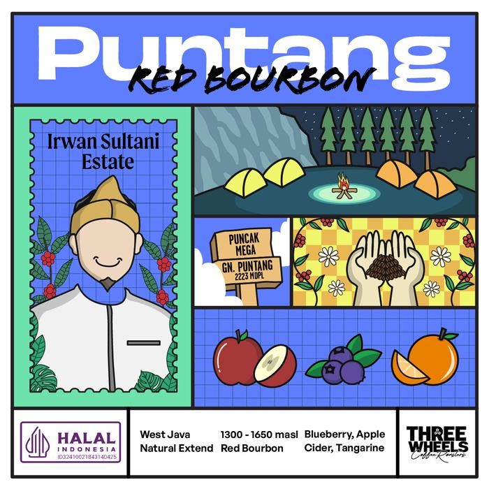 

Kopi Arabika Puntang Red Bourbon Natural Slow Dry Anaerob