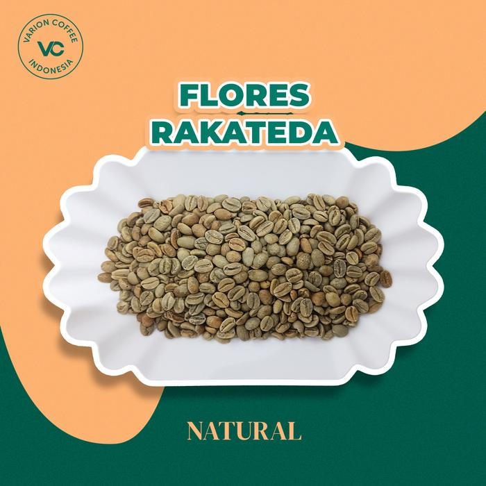 

Green Bean Arabica Specialty Flores Rakateda Natural Varion Coffee - Biji Kopi Mentah 1Kg