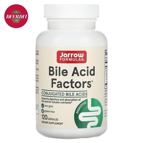 Jarrow Formulas Bile Acid Factors 120 Capsules