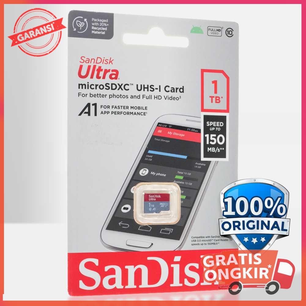 Micro SD SanDisk Ultra microSDXC Card UHS 1TB