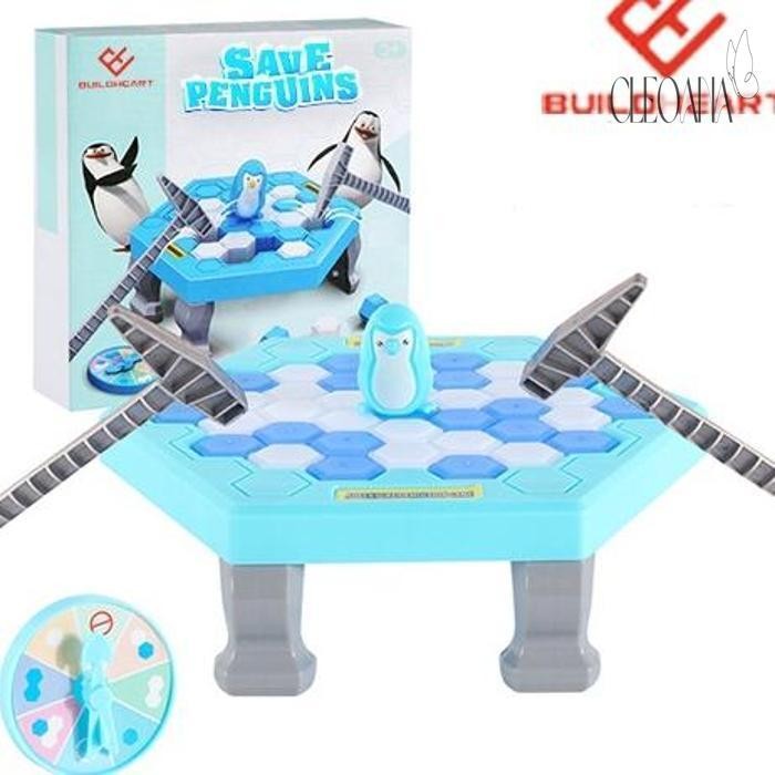 Buildheart Mainan Anak Penguin Trap Ice Breaking Games Mainan Anak Mainan Save Penguin Penguin