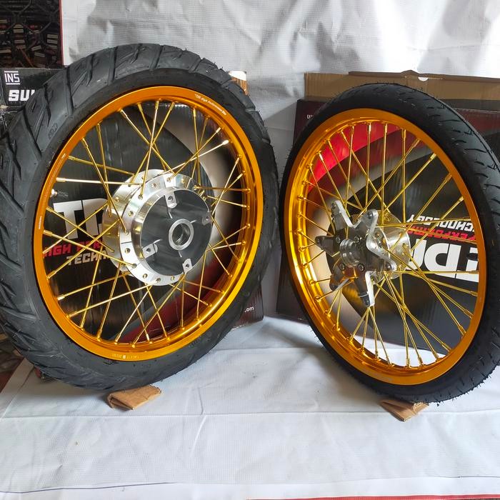 Velg Sepasang Merek Tdr Ring 17 Tromol Set Honda Supra 150 Gtr