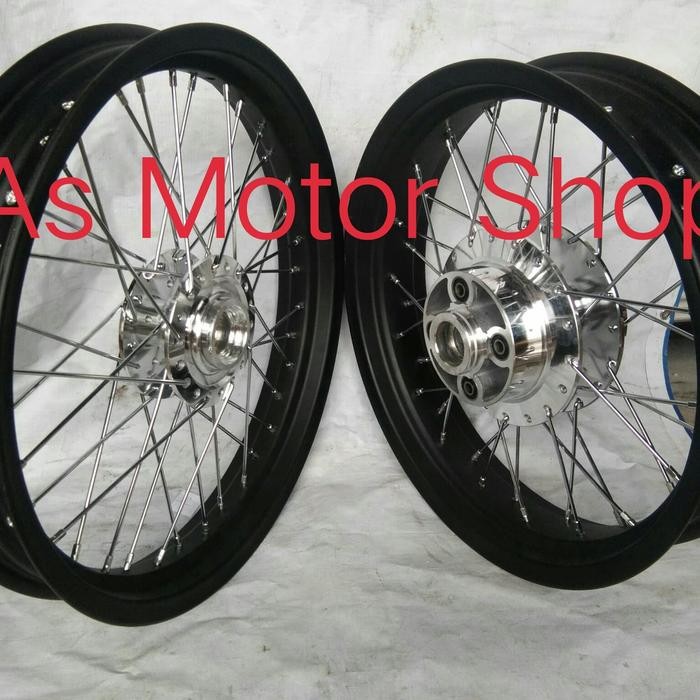 Sepaket Velg Tromol Ukuran 250 -300 Ring 17 Megapro Primus New Megapro