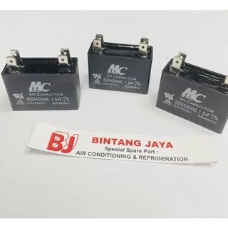 

Capasitor fan ac kotak 1,5 uf mikro MC