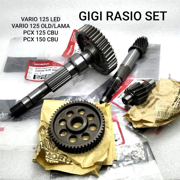 Gigi Rasio Set Kzr Vario 125 Led,Vario 125 Old/Lama, Pcx 125 Cbu,Pcx 1