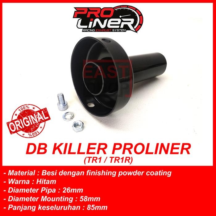 DB Killer Proliner ORI TR1-R TR1 Peredam Suara Silencer Knalpot Racing