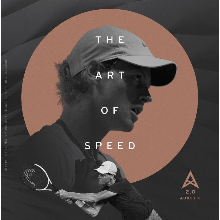 Raket Tenis Head Speed PRO MP L TEAM PWR 2024 Auxetic 2.0 Djokovic Ori