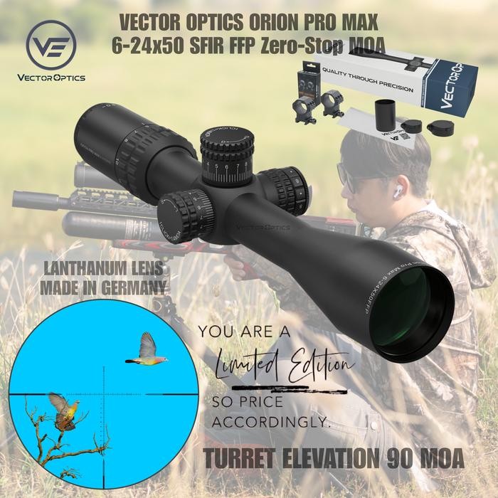 Vector ORION PRO - MAX 6-24x50 SFIR FFP