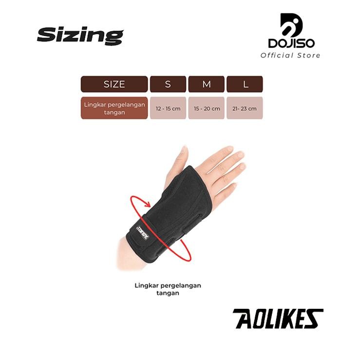 Wrist Brace AOLIKES Splint Pelindung Pergelangan Tangan Carpal Tunnel