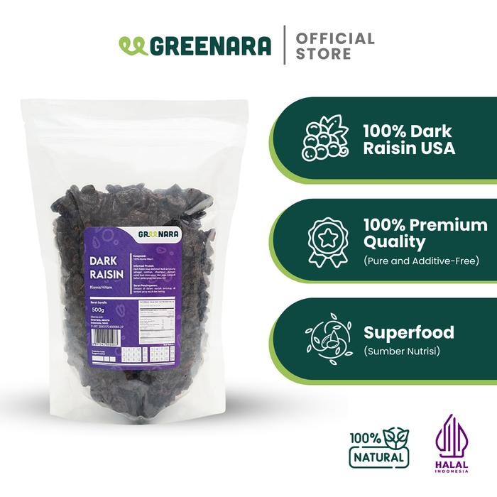 

TERMURAH Kismis Hitam USA 500gr / Dark Raisin USA READY STOCK