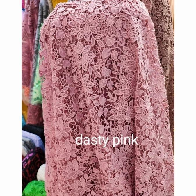 New Kain brokat OKI Prada / Bahan brukat OKI prada