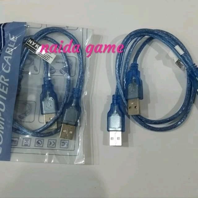 NEW' KABEL USB TO USB CABANG NYK / KABEL HDD EXTERNAL PS2 USB 2.0