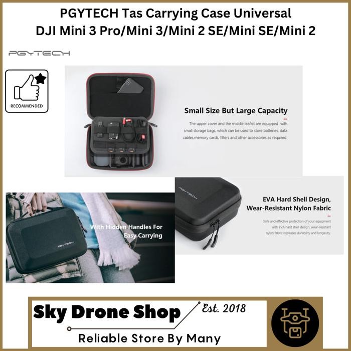 Tas Bag Dji Mini 3 Pro Dji Mini 3 Dji Mini 4K Dji Mini 2 Dji Mini 2 Se Pgytech Carrying Case Casing
