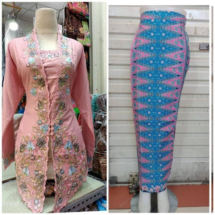 setelan kebaya encim modern/kebaya encim katun Ima/atasan kebaya