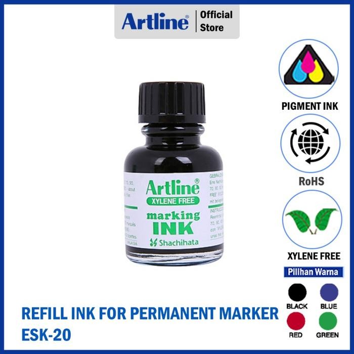 

ID TINTA ISI ULANG ARTLINE REFILL INK FOR PERMANENT MARKER ESK-20