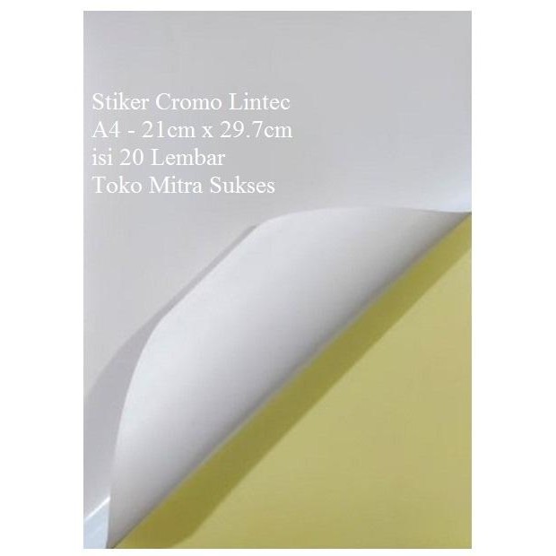 

ID STIKER CROMO A4 ISI 20 LEMBAR