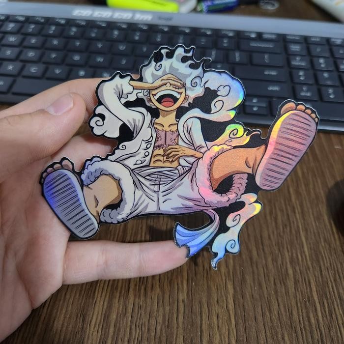 

ID STICKER HOLOGRAM ANIME BESAR - PSH1191 - ONE PIECE - LUFFY