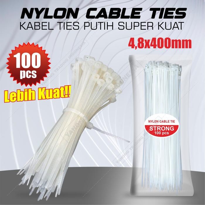 

ID CABLE TIES KABEL TIES TIS 40 CM MURAH 4.8*400MM NYLON PUITH