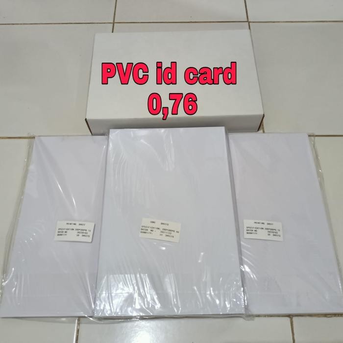 

KOIC [50Sets] Kertas Pvc Bahan Id Card Instan A4 / Kertas Pvc Card
