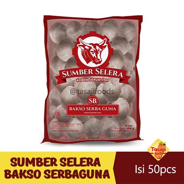

bakso sapi sumber selera sb serbaguna frozen food isi 50 pcs stok terbatas